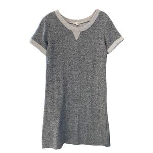 GAP Women’s Heather Gray Crew Neck Short Sleeve Sweater Short Dress | Size Small